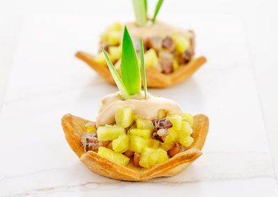 Tartaletas Estrella de 80mm tanto dulces como saladas