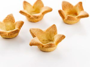 Mini Tartalatas Estrella lista para rellenar tanto dulces como saladas