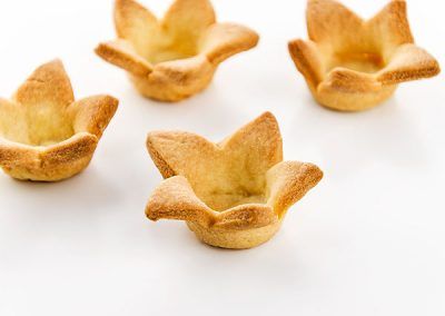 Mini Tartalatas Estrella lista para rellenar tanto dulces como saladas