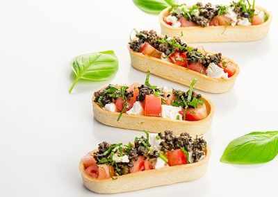 Tartaletas Ovale de 50 x 90mm dulces y saladas