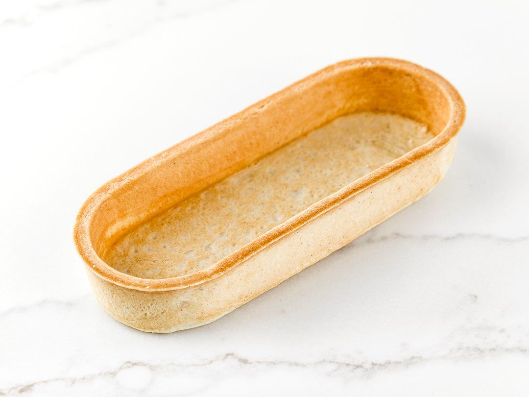 Tartaleta Ovale de 50x90mm lista para ser rellenada tanto dulce como salada