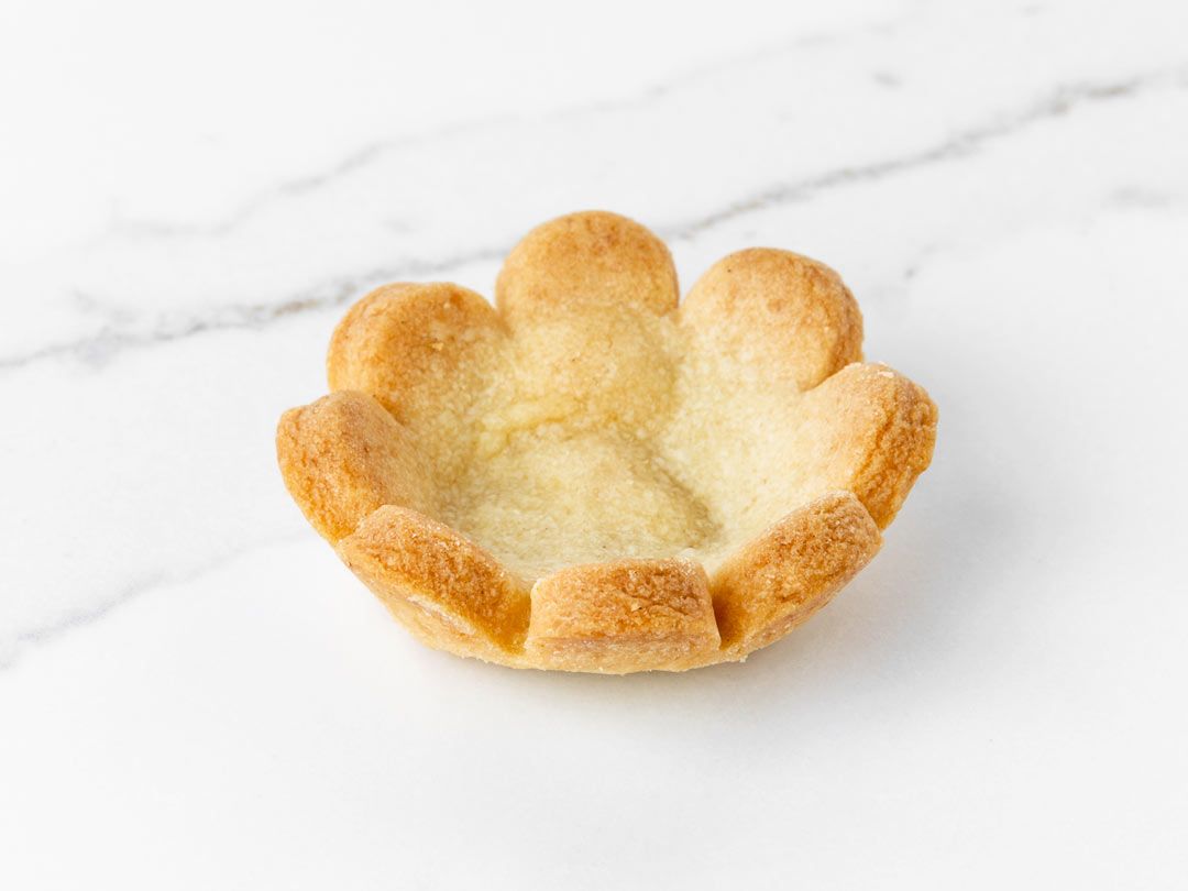 Tartaleta Flor de 55mm lista para ser rellenada tanto dulce como salada