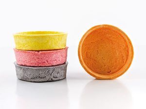 Tartaletas Cilindro de 55mm de color y sabor personalizado dulces y saladas