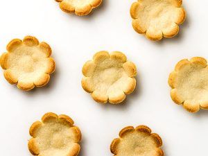 Tartaletas con forma de flor de 55mm dulces y saladas