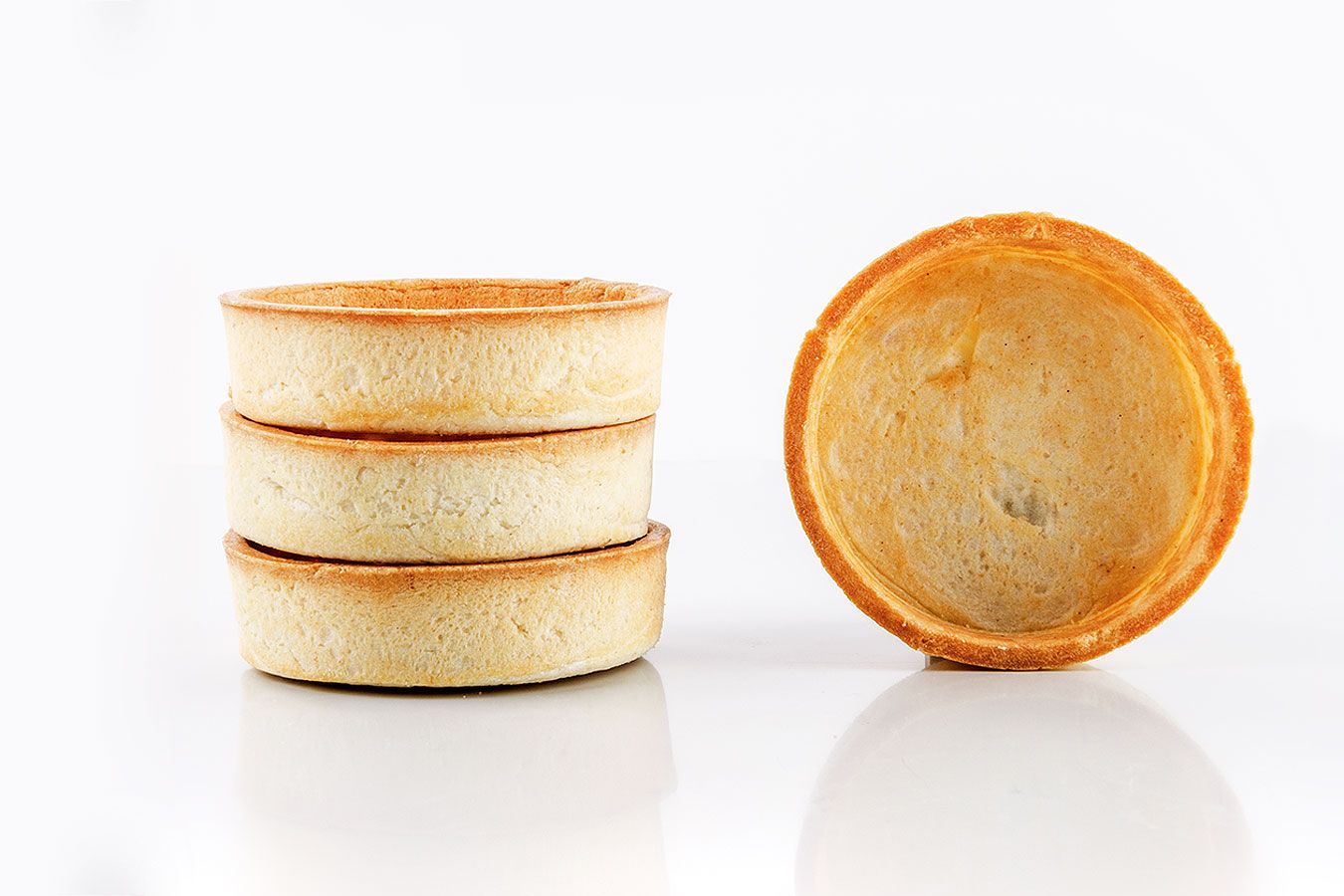 Tartaletas Cilindro 55mm Tartaletas Cilindro de 55mm de pasta brisa listas para ser rellenadas tanto dulces como saladas