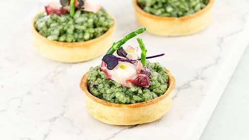 Tartaleta Cilindro de 55mm con relleno salado Tartaletas Cilindro 55mm con relleno salado