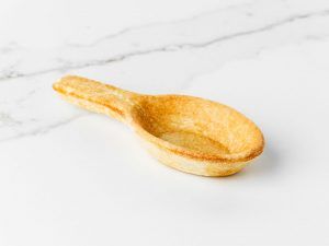Tartaleta cuchara comestible de 70mm gourmet salada y dulce